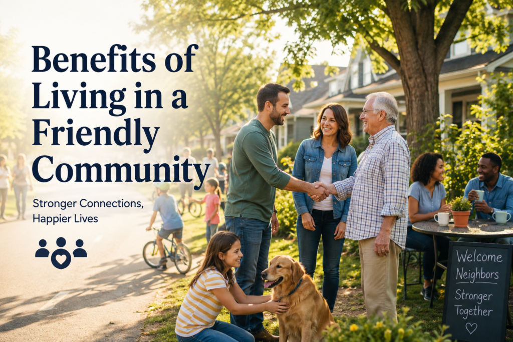 Benefits of Living in a Friendly Community