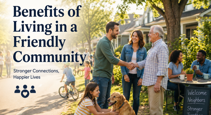 Benefits of Living in a Friendly Community