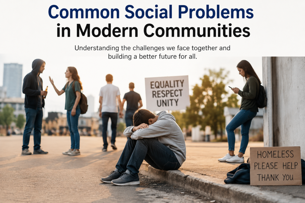 Common Social Problems in Modern Communities