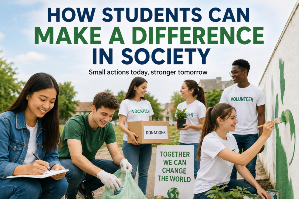 How Students Can Make a Difference in Society