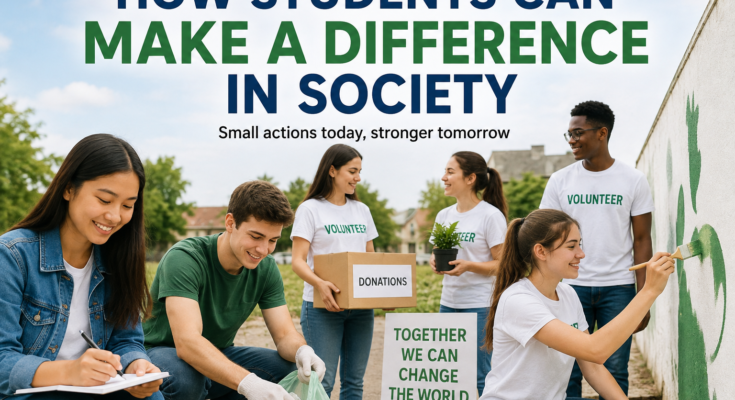 How Students Can Make a Difference in Society