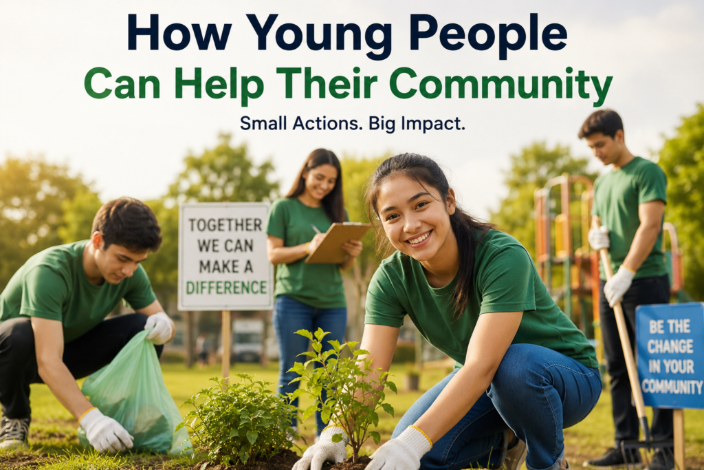 How Young People Can Help Their Community