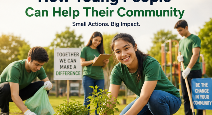 How Young People Can Help Their Community