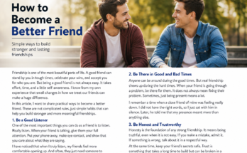 How to Become a Better Friend