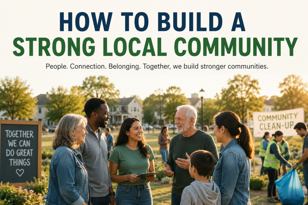 How to Build a Strong Local Community