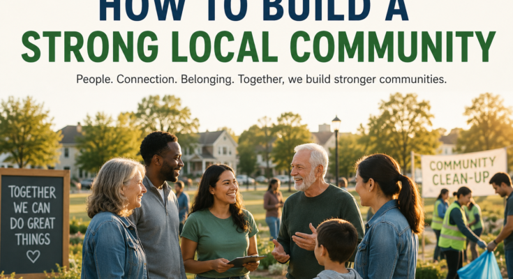 How to Build a Strong Local Community