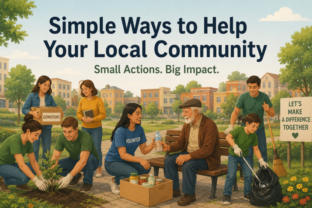 Simple Ways to Help Your Local Community