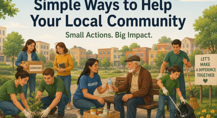Simple Ways to Help Your Local Community