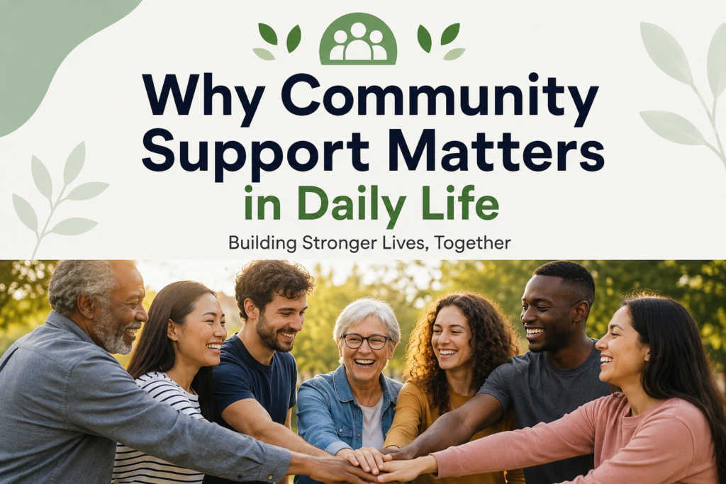 Why Community Support Matters in Daily Life