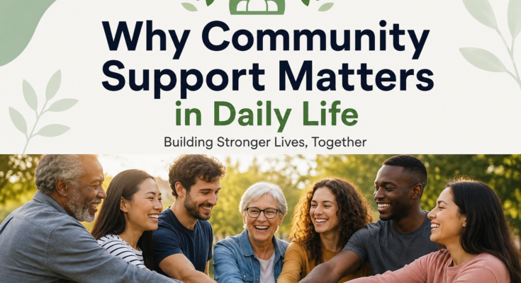 Why Community Support Matters in Daily Life