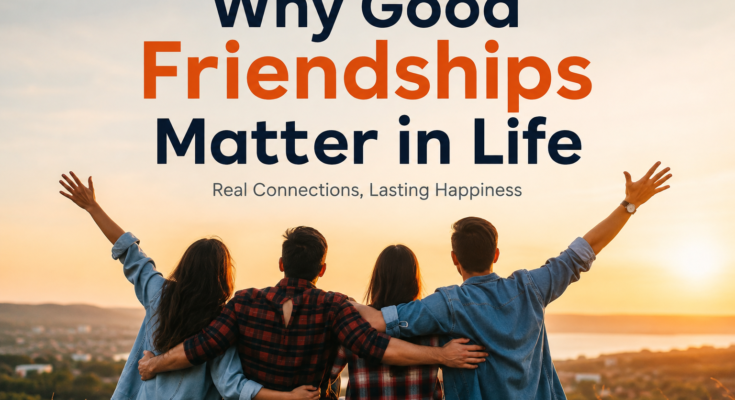 Why Good Friendships Matter in Life